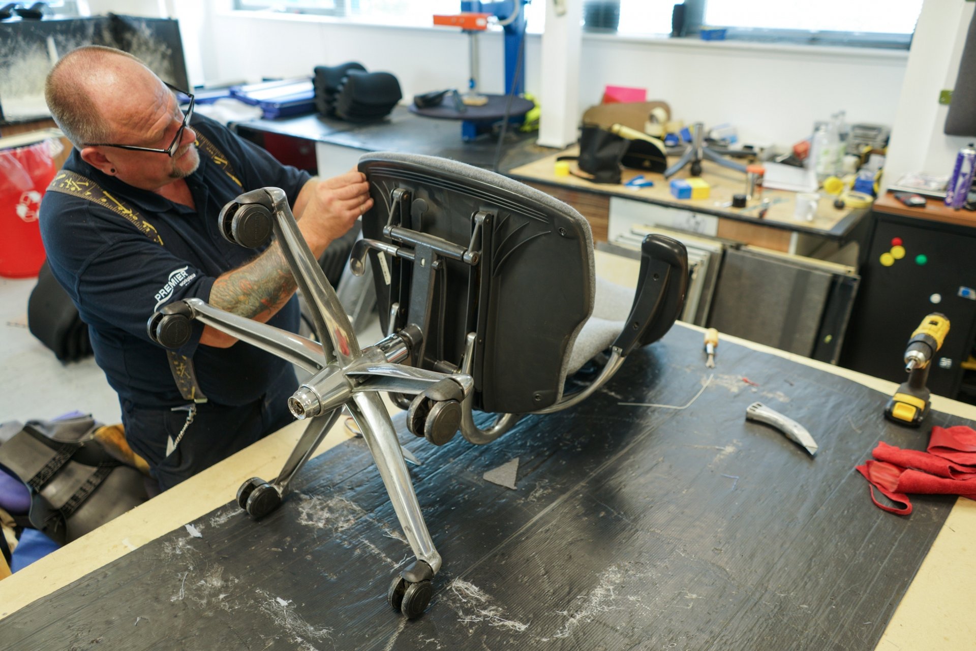 Furniture maintenance and repair